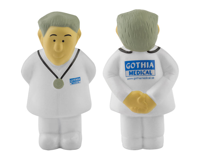 Figura de poliuretano en forma de doctor