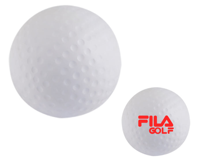 Figura de poliuretano en forma de pelota de golf