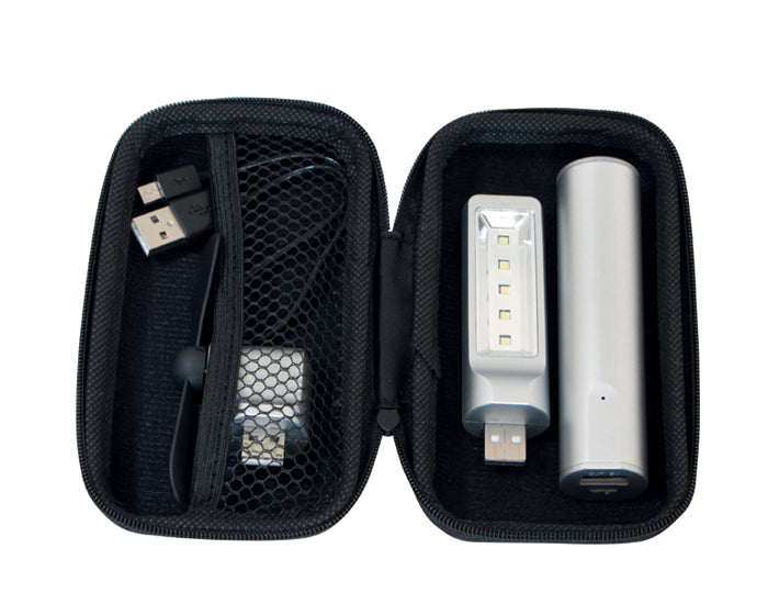 Kit de accesorios con bateria portatil 2200 mah