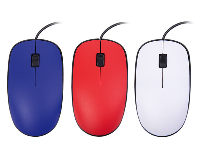 Mouse alambrico con boton de scroll