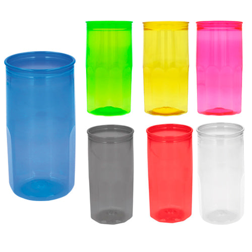 Vaso de color traslucido capacidad 355 ml