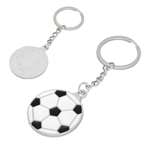 Llavero metalico de balon de soccer