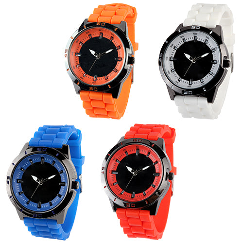 Reloj con caja metalica