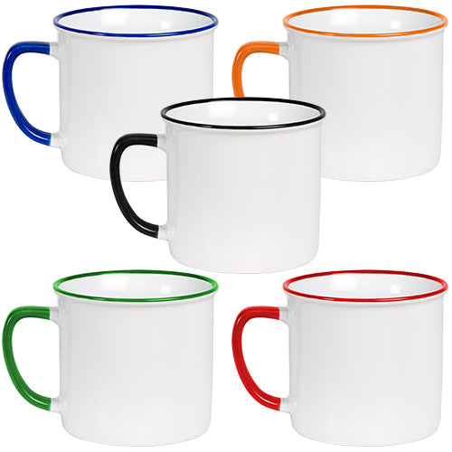 Taza de ceramica con capacidad de 400 ml