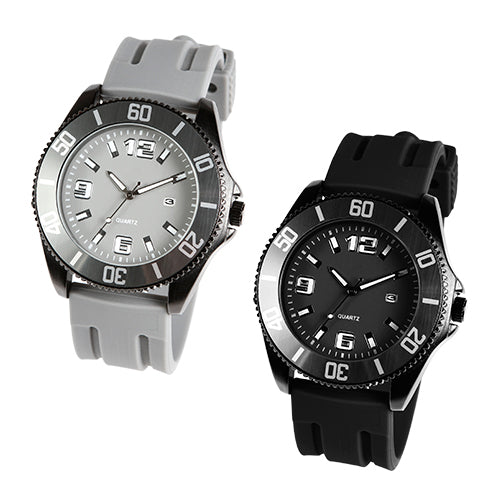 Reloj de pulso unisex con caja metalica