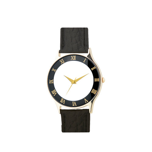 Reloj para dama con caja metalica dorada