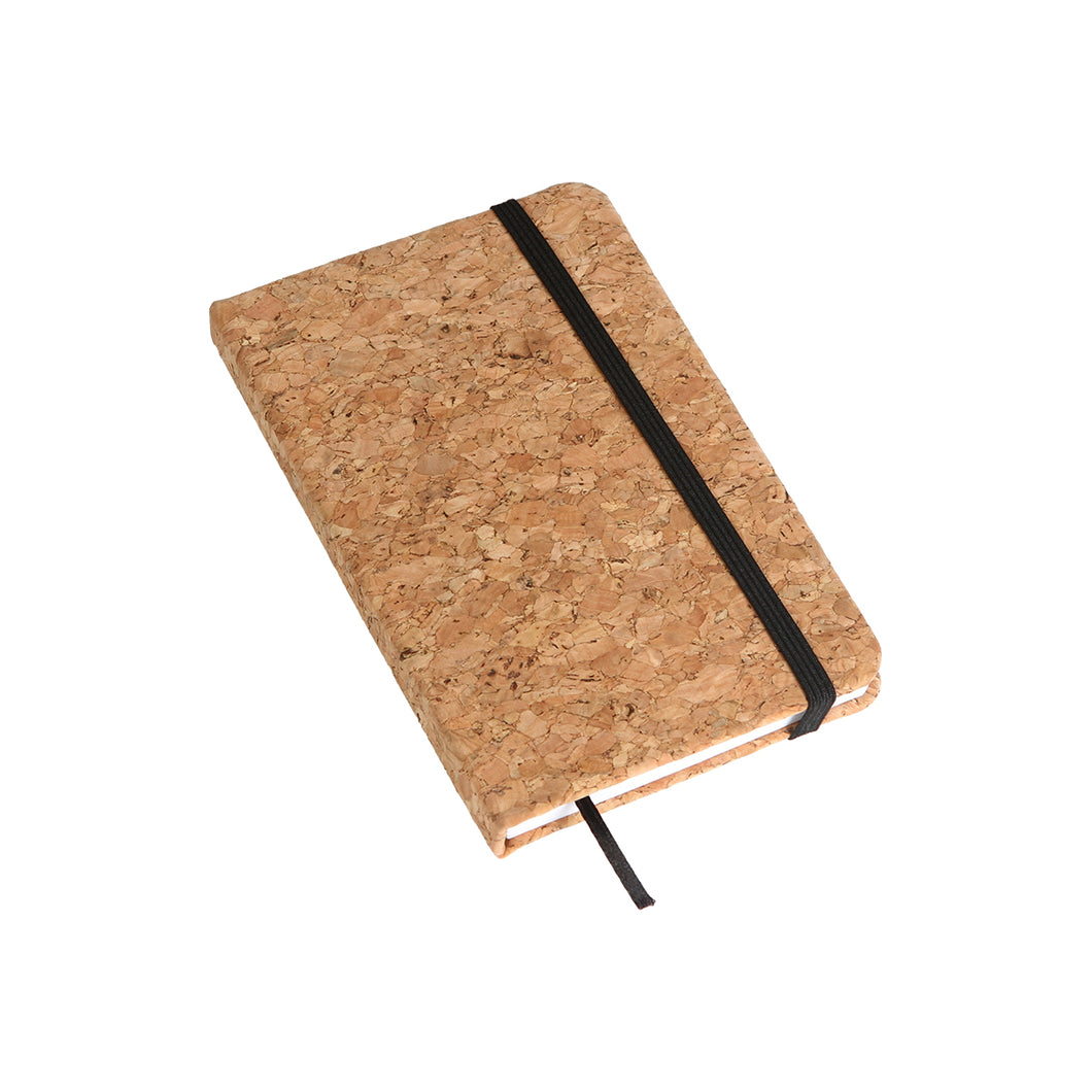 Libreta tamano a6 con pasta de corcho