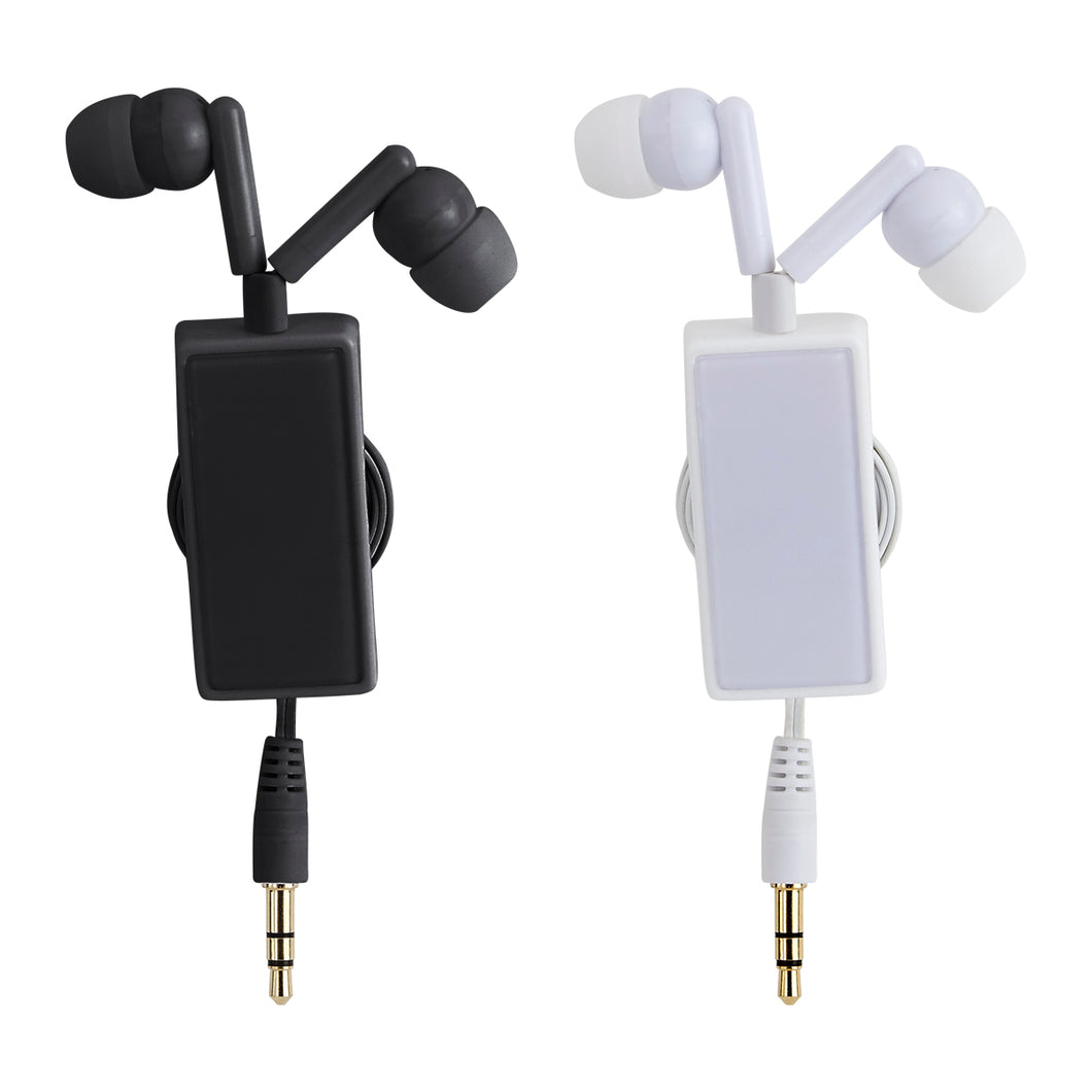 Audifonos retractiles con clip