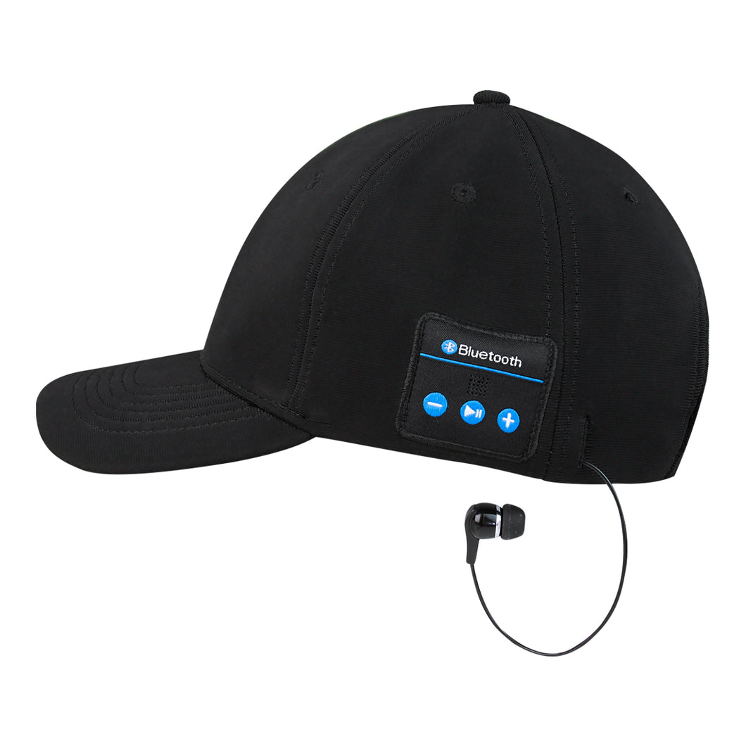 Gorra  con audifonos  reproductor de audio y llamada con manos libres