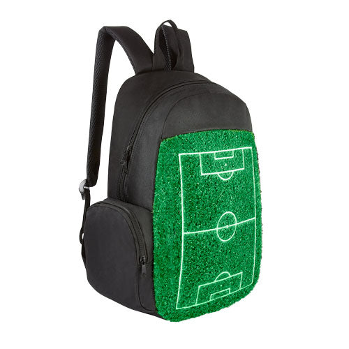 Mochila  con cancha de futbol