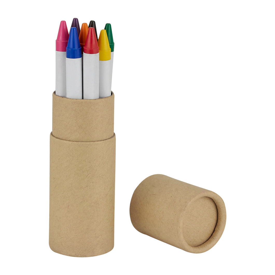 Crayones estuche de carton con 8 crayones