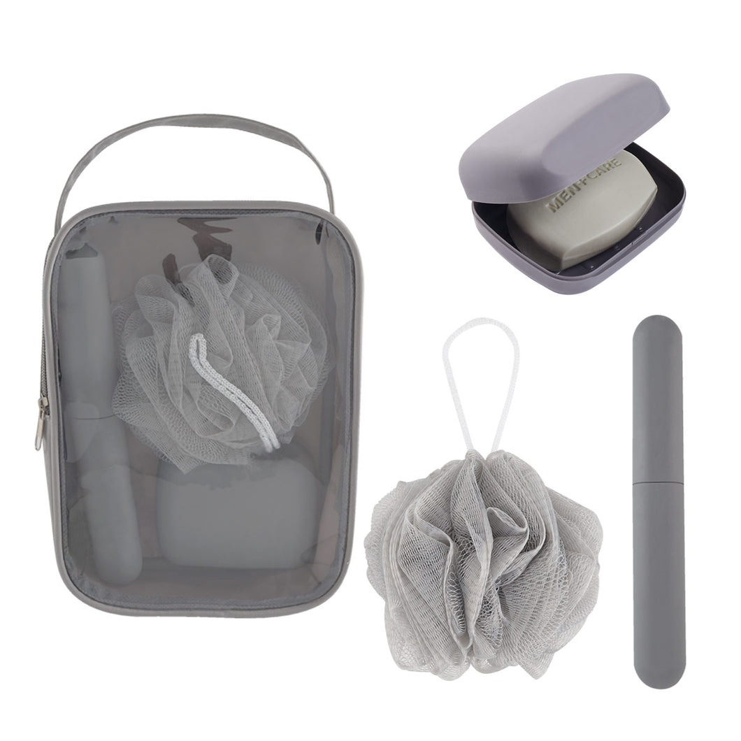 Kit de bano incluye 3 accesorios de bano: esponja