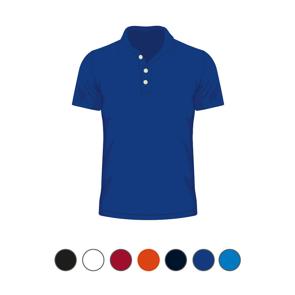 Playera tipo polo piqué para caballero 50% algodon 50% poliester